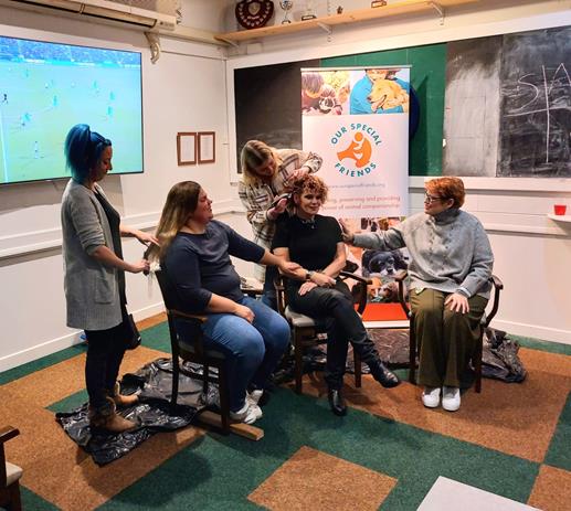 Fundraising event Brave the shave for OSF